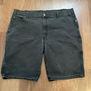 Dickies Shorts Men 42 Loose Fit Black Denim Gorpcore Carpenter Grunge Baggy